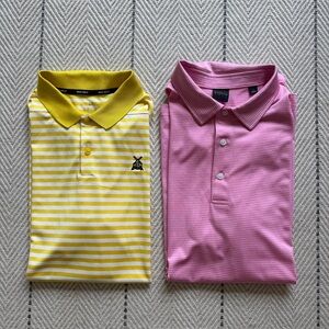 Bundle Men’s Golf Polos Size Large - Nike Dry Fit & Dunning